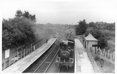 DRAYTON GREEN HALT Train Station Ealing London GWR 1436 Railway Photograph #837