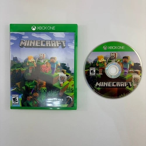 Minecraft Starter Collection (Microsoft Xbox One, 2018) - Tested