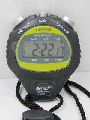 Rebif Stopwatch Multi-Function Clock Alarm Date Drug Rep Pharmaceutical Promo