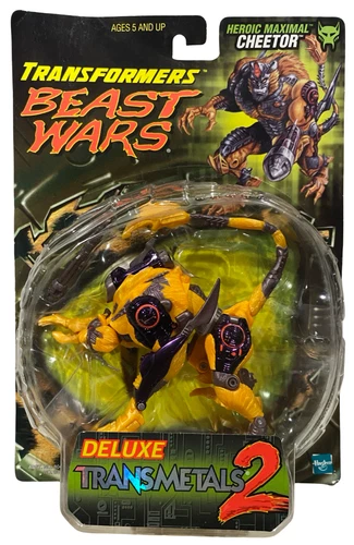 Transformers Beast Wars Transmetals 2 Cheetor Vtg 1998 Action Figure NEW READ