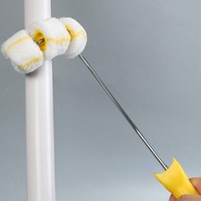 Paint Roller for Pipe for Tight Space with Handle for Fence Pipe Pole Elbow