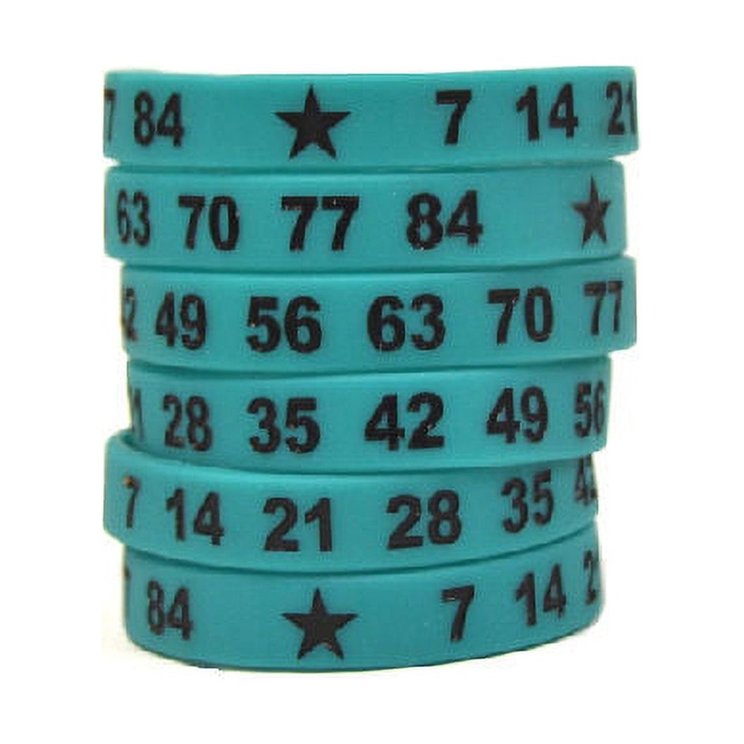 Силико браслеты с цифрами для математических занятий в классе нефрит 6 шт в упаковке 2590₽