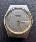 Seiko SQ Quartz Men's Watch 8123-7040 Day   Date 35mm new battery