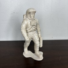 Vintage 1970s Louis Marx White Plastic 6" Apollo Astronaut Figure Collectible
