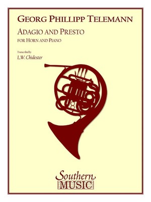 Adagio and Presto | Horn | Georg Philipp Telemann | Englisch | Taschenbuch