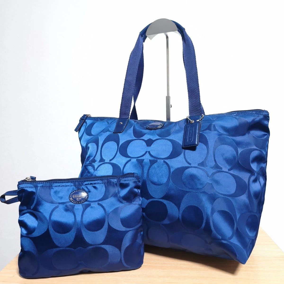 Coach Tote Blue Bags & Handbags for Women for sale - eBay