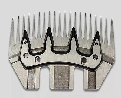 JWNH8589 2Pc Sheep Shears Blades 20 Tooth Comb Sheep Clippers Straight Replacement Blades