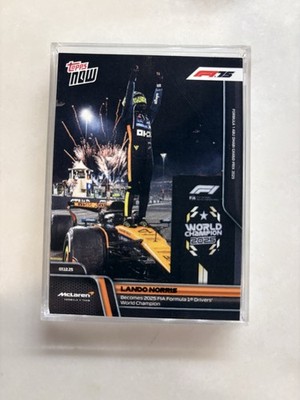 Lando Norris - 2025 Formula 1  Topps NOW  - Card 86 - 2025 World Champion