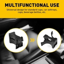 For 2005-2009 Tacoma Center Console Holder Cup Divider Insert Drink Black Parts