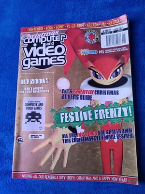 Christmas Issue 182 CVG Computer And Video Games Magazine January 1997