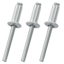 Zorveiio 1/4" x 3/4" Aluminum Blind Rivets, 50 Pcs, Silver x 3/4", 50Pcs