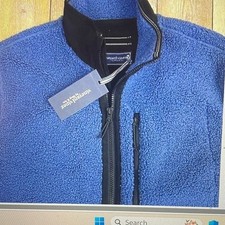 EXCELLENT MEN'S VINEYARD VINES NWT Size M FLEECE JACKET ON THE GO SHERPA