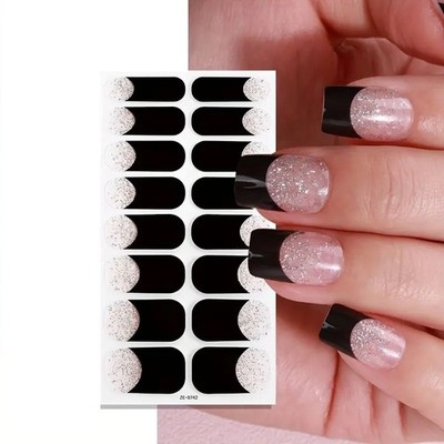 Nail Art Sticker selbstklebend Weihnachten Nagellack Wraps Full Cover (ZE0742)