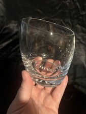 Whiskey Rocks Lowball Glasses Chivas Regal Scotch Whisky Slanted Tilted Oddball