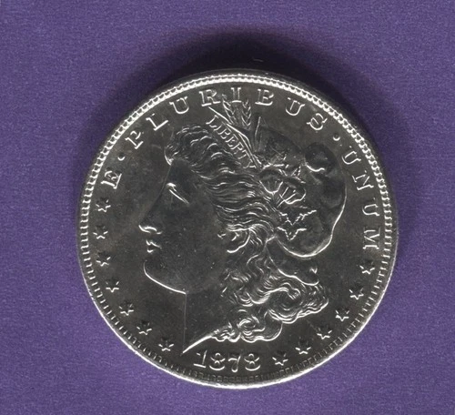 1878-S Morgan Silver Dollar, High AU (90% Silver)