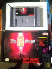 Enix The 7th Saga Super Nintendo SNES NTSC-U/C 1993 RPG w/ Box