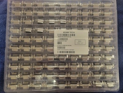 180 pcs VGA/SVGA PC Mount Connectors Adam Tech HDT15-ST-BL - 15-pin D-SUB