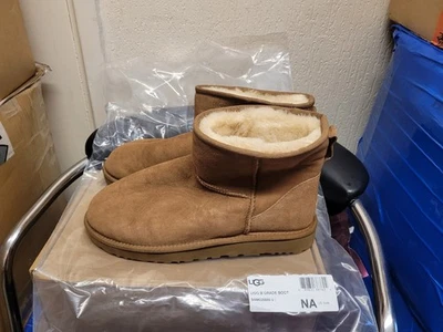 UGG Australia Classic Mini Il Damen Stiefel In Braun Größe UK 10,5