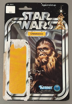#ad #ad Vintage Star Wars Chewbacca 12A Card Back Original Kenner 1977 ANH $71.99