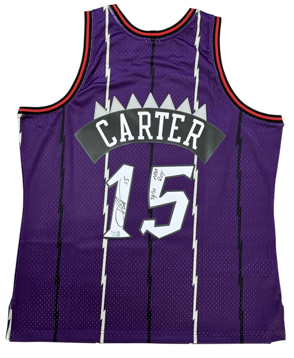 Vince Carter 多伦多猛龙队NBA 原始亲笔签名球衣| eBay
