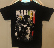 Bob Marley Zion Black Shirt Medium T-Shirt Rasta