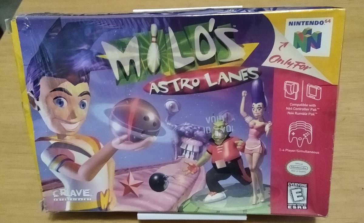 Milo's Astro Lanes N64 Nintendo 64 CIB | eBay
