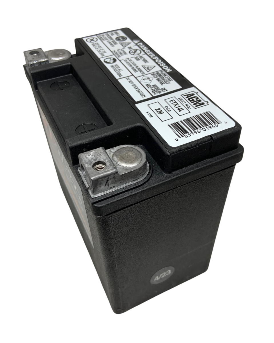 Deka ETX14L 12V AGM Motorcycle Battery - Fits Harley Davidson
