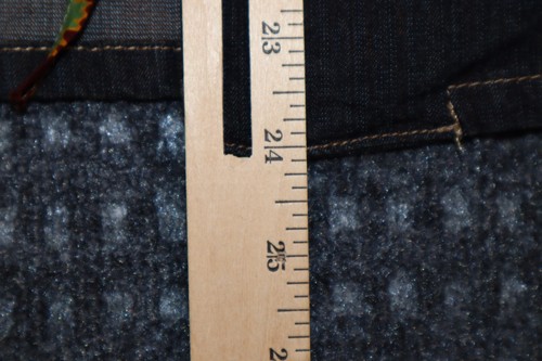 Picasso Style Jeans Jacket Women's Size L Tie Front Boho Denim Blue Long Sleeves - Picture 9 of 11