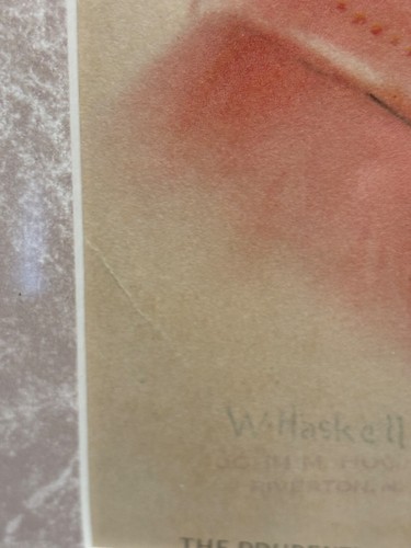 1916 Prudential Girl gerahmt Passepartout Versicherung Co Werbung Kunst Kalender Druck - Bild 6 von 11