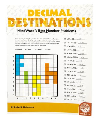 Dezimalziele Zahlen Probleme Buch - Kinder Kinder lernen Mathe 
