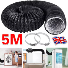 All sizes PVC Flexible Ducting Tumble Dryer Fan Hose 4",5",6",100,125,150mm HOT