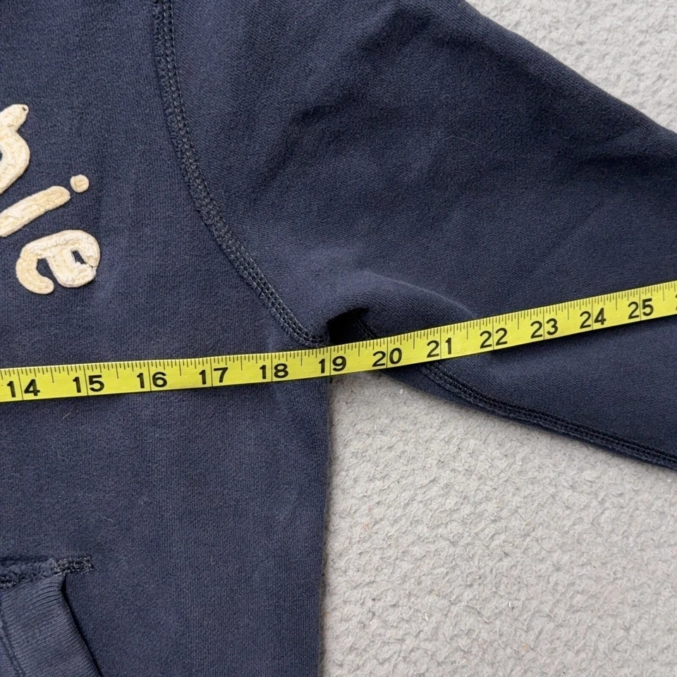 Abercrombie & Fitch Warriors Hoodie Youth Boys XL Blue Muscle Warriors Y2K - Image 3 of 4