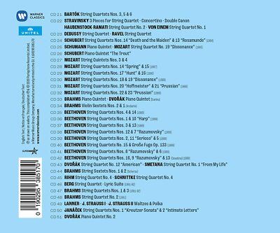 ALBAN BERG QUARTET The Complete Recordings Warner Classics 62 CD 8