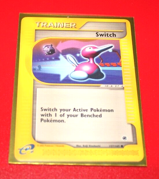 2002 no 1 trainer pokemon card Pokemon-e TCG Battle Road Trophy Cards 129-P002 No. 2 Boy Version Spring Version (Japan) (Promo) Dump Gaming Alexandria Trade 1 of the Basic Pokmon or Evolution cards in your hand for 1 of the Basic Pokmon or Evolution cards from your deck Card Name: No.1 Trainer -