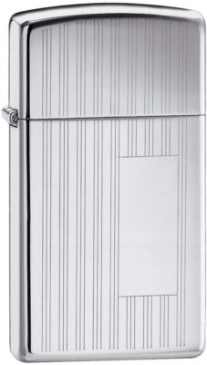 ZIPPO® LIGHTER ZIPPO Zippo 1615 Slim High Polish Chrome with Engraving Window (No