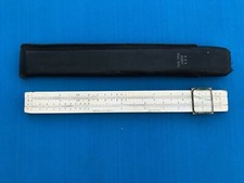 Vintage Keufell & Esser 4058W Beginner's Slide Rule, with case. 1936-1942. USA