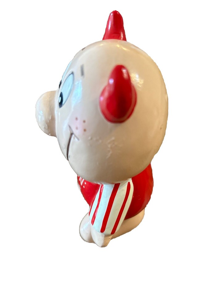 Russ Berrie & Co Ceramic Figurine Caution Red Hot Lover, Made in Korea