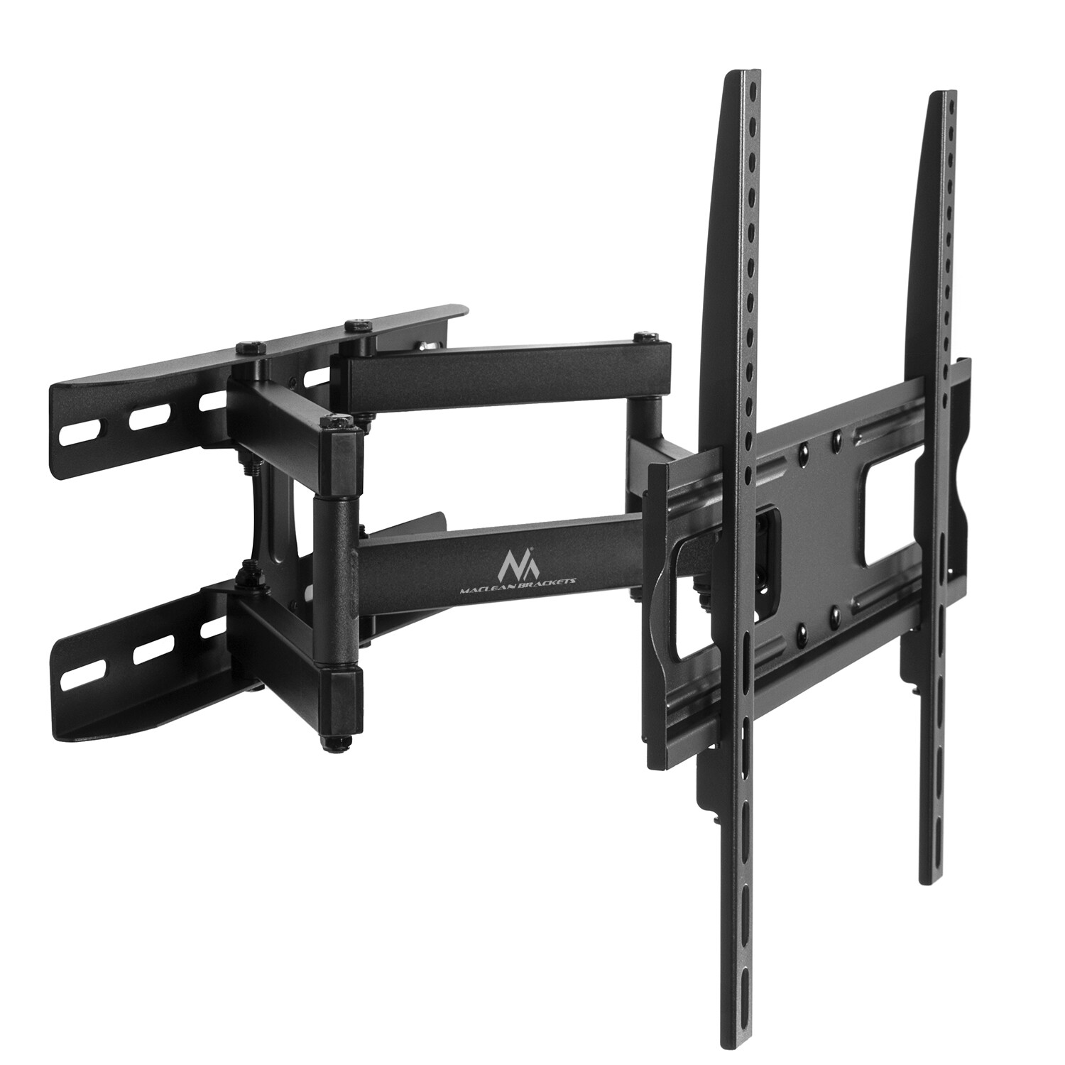 Support mural TV 26-55 fixe ecran plat LCD LED Plasma charge maximale 30 kg noir acier