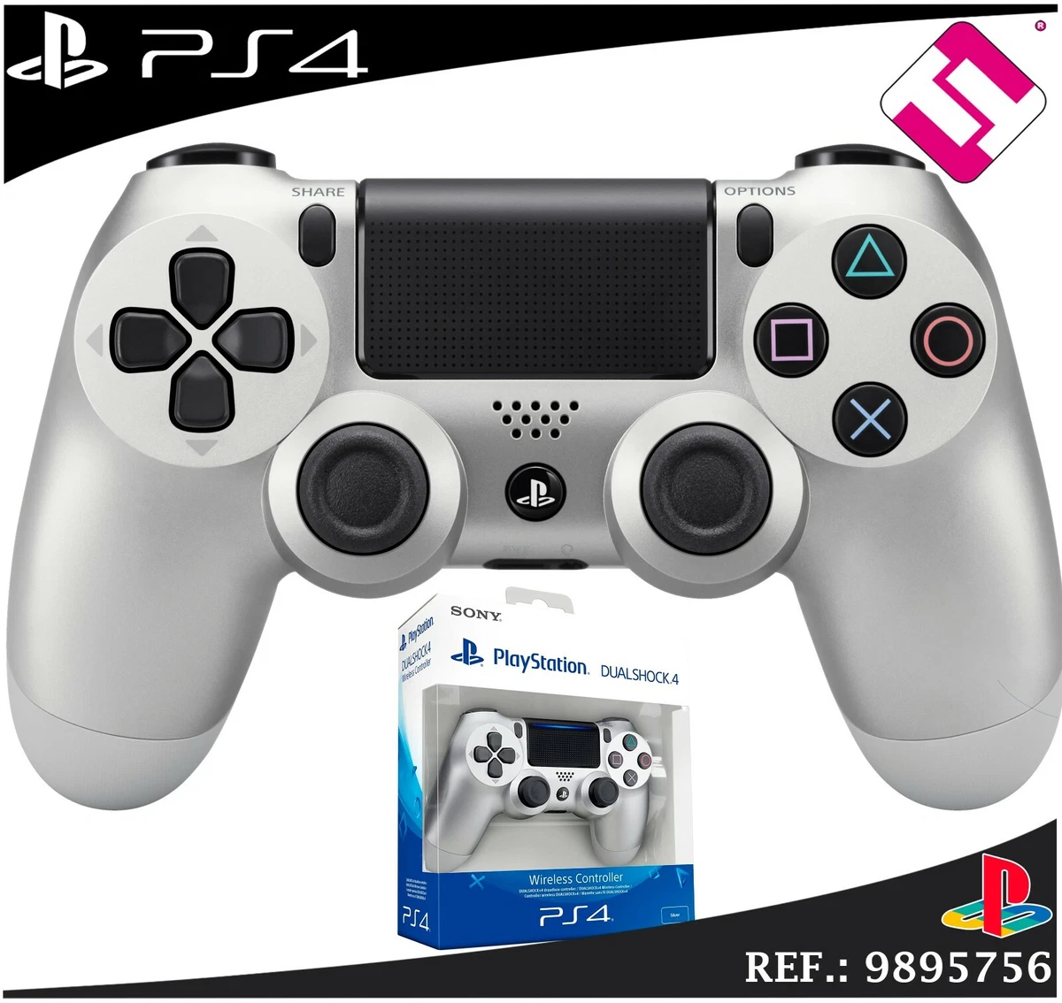 Command PS4 Dualshock Silver Original PLAYSTATION 4 sony Edition
