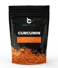 98% Pure Curcumin Powder (98% Curcuminoids) (1 Pound)