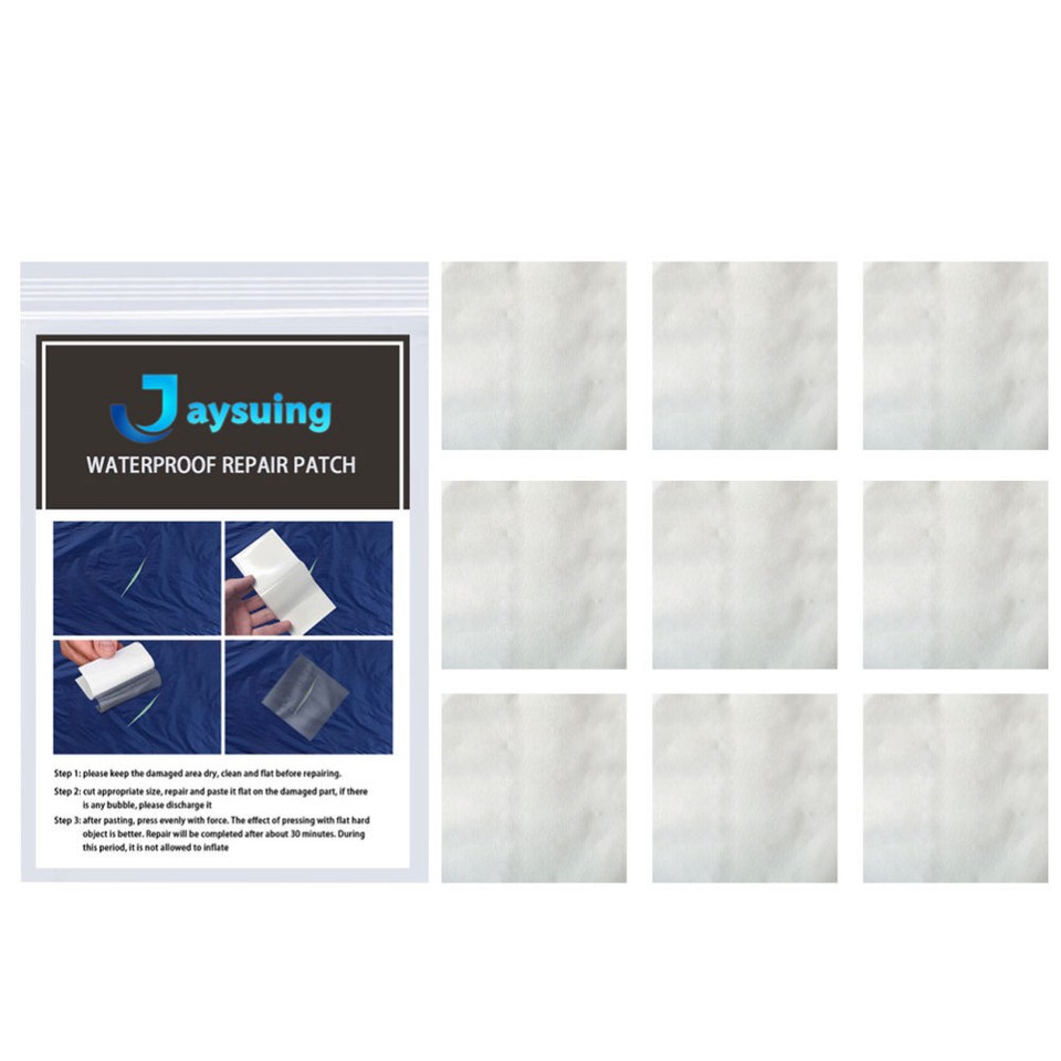10 PCS Swimming Pool Repair Tape Air Bed Repair Patch Adhesive Pool