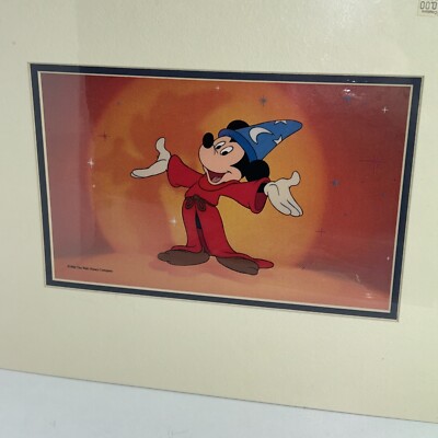 Disney Mickey Mouse Fantasia Mickey's 60th birthday Animation Art