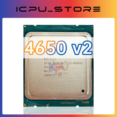 Intel Xeon E5-4650 v2 SR1AG 2.4GHz 10Cores 95W LGA2011 CPU Processor