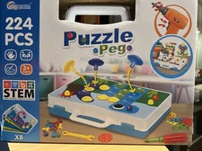 STEM 224Pc Puzzle Peg