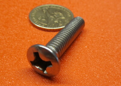 100 Viti Per Macchina Testa Ovale Phillips – Acciaio Inox – 12-24 X 1 Pollice - 5