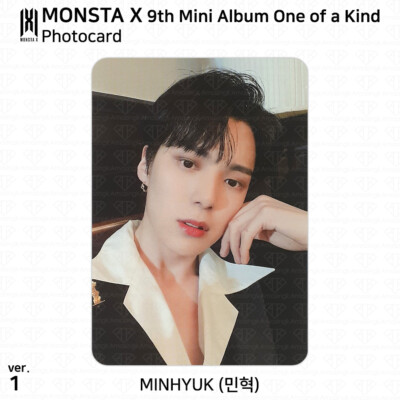 MONSTA X 9th Mini Album One Of A Kind Official Photocard Photo