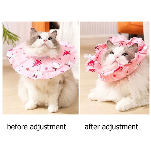 Adjustable Cat Protection Collar Pet Cone Collar for Cats Kitten - Picture 9 of 13