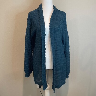 NWT Wild Fable Deep Sea Blue Button Front Cardigan