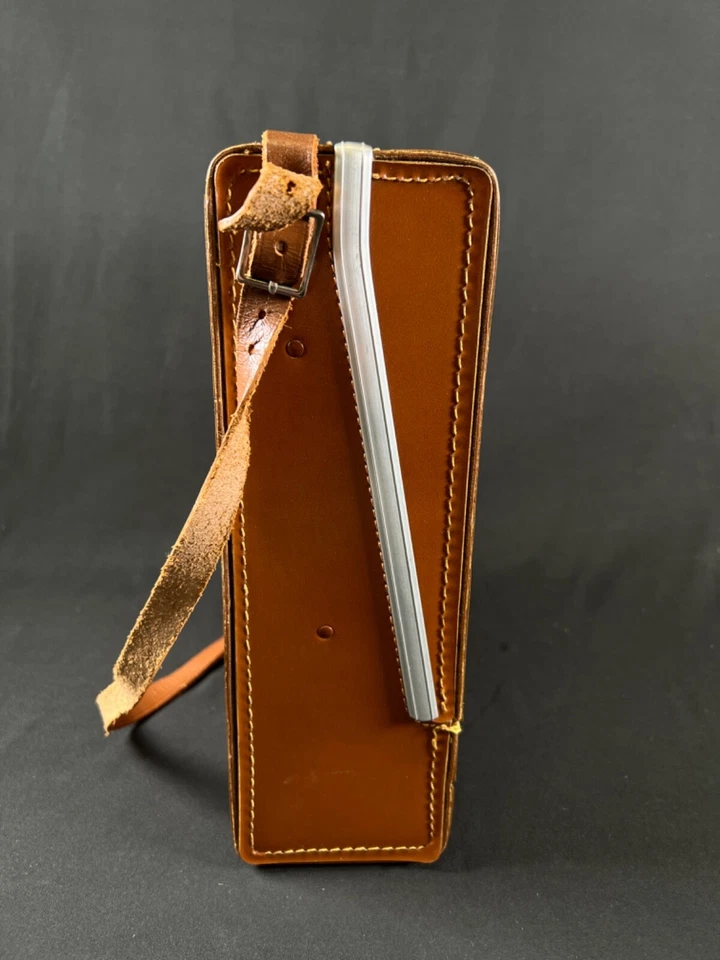 Estuche de transporte de cuero vintage bolsa para cámara Polaroid Land Hipster - solo estuche Foto 3 de 4