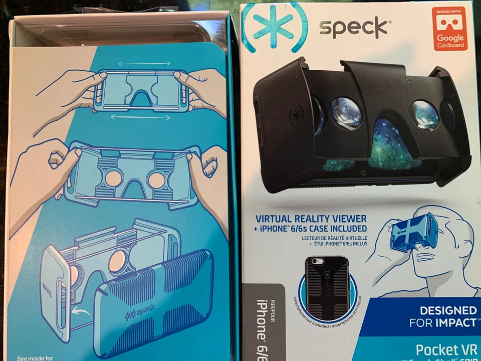 Speck Products CandyShell Grip Case for iPhone 6/6s + Pocket VR Black New - Image 3 of 4